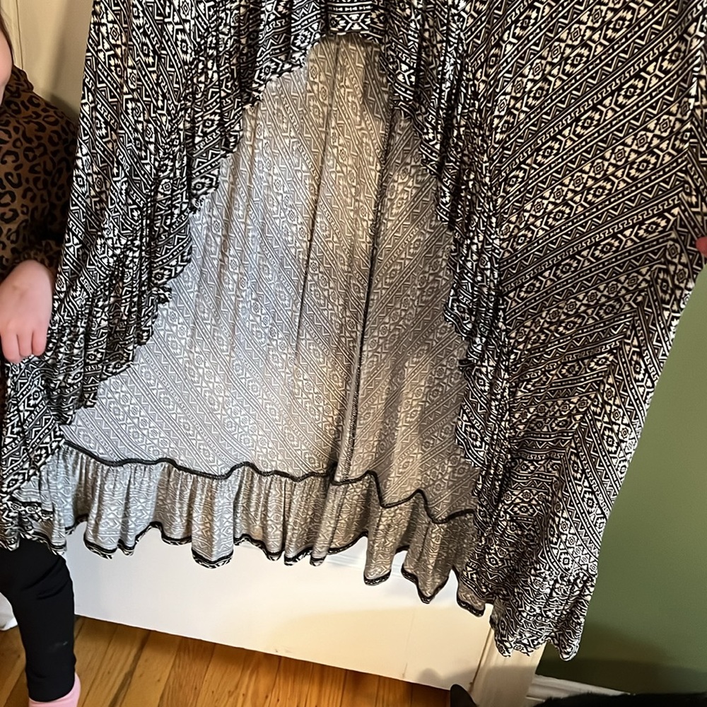 Express High-Low Geometric Pattern Dress - Picture 5 of 5